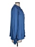 Pookie & Sebastian 100% Polyester Blue Long Sleeve Blouse Size L - photo 4