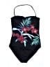 Tommy Bahama Tropical Black One Piece Swimsuit Size 14 - photo 1