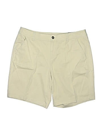 Lane Bryant Khaki Shorts (view 1)