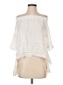 Toi et Moi 100% Rayon Ivory 3/4 Sleeve Blouse Size S - photo 1