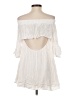 Toi et Moi 100% Rayon Ivory 3/4 Sleeve Blouse Size S - photo 2