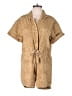 Free People Metallic Tan Romper Size XS - photo 1