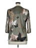 B.l.e.u. 100% Polyester Gray 3/4 Sleeve Blouse Size 1X - photo 2