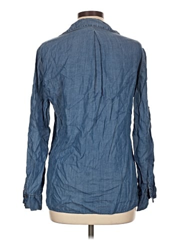 Just Living Long Sleeve Button-Down Shirt (view 2)