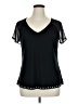 a.n.a. A New Approach Black Short Sleeve Top Size XL - photo 1