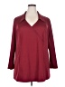 Chelsea Studio Burgundy 3/4 Sleeve Blouse Size 2X - photo 1