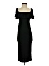 Missguided Solid Black Cocktail Dress Size 4 - photo 1