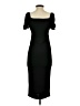 Missguided Solid Black Cocktail Dress Size 4 - photo 2