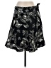 Merona 100% Polyester Print Black Casual Skirt Size 2 - photo 1