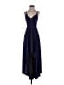 DB Studio Solid Blue Cocktail Dress Size 4 - photo 1