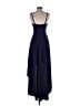 DB Studio Solid Blue Cocktail Dress Size 4 - photo 2