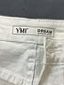 YMI 100% Cotton Solid White Shorts Size 31 waist - photo 3