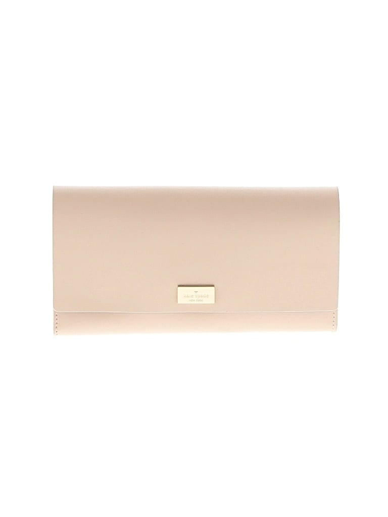 Pre-owned Kate Spade New York Leather Wallet In Ivory