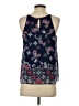 Dna Couture 100% Polyester Blue Sleeveless Blouse Size S - photo 2