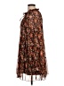 AaKaa 100% Polyester Brown Casual Dress Size L - photo 5