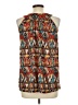 New Directions 100% Polyester Brown Red Sleeveless Blouse Size L - photo 2