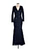 Xscape Blue Cocktail Dress Size 6 - photo 1
