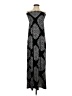 Faded Glory Paisley Black Casual Dress Size S - photo 1