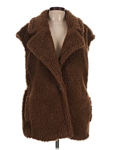 Express Faux Fur Vest (view 1)