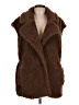 Express 100% Polyester Brown Faux Fur Vest Size L - photo 1