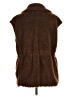 Express 100% Polyester Brown Faux Fur Vest Size L - photo 2