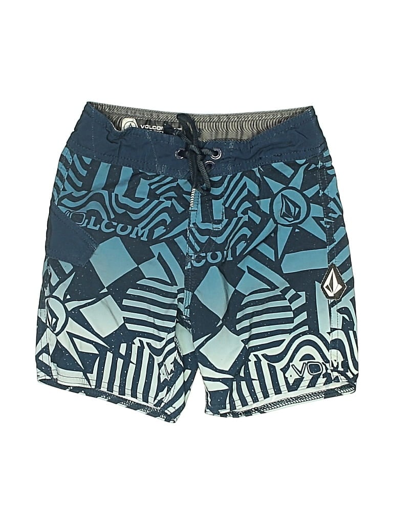 Pre-owned Volcom Kids' Board Shorts In Blue