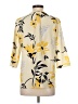 Cooper & Ella Floral Yellow 3/4 Sleeve Blouse Size Sm (1) - photo 2