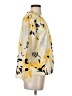 Cooper & Ella Floral Yellow 3/4 Sleeve Blouse Size Sm (1) - photo 4