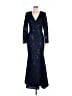 Xscape Blue Cocktail Dress Size 6 - photo 1