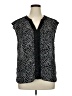 Noir 100% Polyester Black Sleeveless Blouse Size XL - photo 1