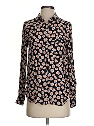 Ganni Long Sleeve Blouse (view 1)