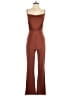 Jason Wu Solid Brown Jumpsuit Size S - photo 1
