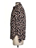 Ganni 100% Viscose Floral Black Long Sleeve Blouse Size EU 34 / US 4 - photo 5