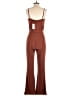 Jason Wu Solid Brown Jumpsuit Size S - photo 2