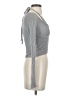 Divided by H&M 100% Polyester Metallic Silver Cardigan Size XS - photo 4