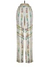 BCBGMAXAZRIA 100% Polyester Print Ivory Casual Pants Size XXS - photo 1