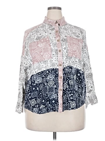 Cato 3/4 Sleeve Blouse (view 1)