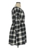 J for Justify Plaid Gray Black Casual Dress Size XL - photo 4