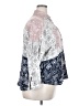 Cato 100% Rayon Print Silver 3/4 Sleeve Blouse Size 18 - 20 - photo 4