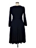 Eliza J Solid Blue Cocktail Dress Size 14 - photo 2