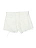 Gap 100% Cotton White Denim Shorts Size 4R - photo 2