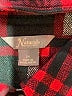Natural Reflections 100% Cotton Plaid Red Long Sleeve Button-Down Shirt Size 2X - photo 7