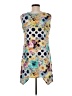 Lbisse Print Gray Casual Dress Size M - photo 2