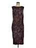 Peruvian Connection Animal Print Brown Cocktail Dress Size L - photo 1
