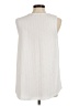 Notations Ivory Sleeveless Blouse Size M - photo 2