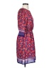 Everly 100% Polyester Paisley Red Casual Dress Size S - photo 4