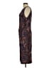 Peruvian Connection Animal Print Brown Cocktail Dress Size L - photo 5