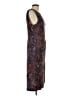 Peruvian Connection Animal Print Brown Cocktail Dress Size L - photo 4