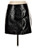 J.Crew 100% Polyurethane Black Faux Leather Skirt Size 0 - photo 1