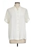 Pendleton 100% Polyester Ivory Short Sleeve Blouse Size 10 - photo 1